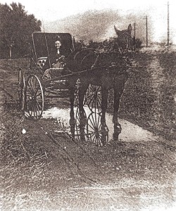 Mary Jane Walker in buggy
